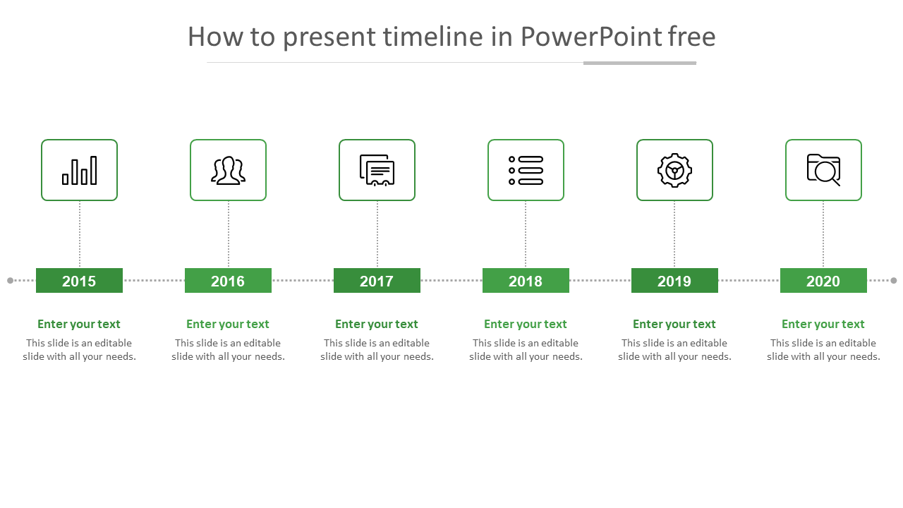 Free - How To Present Timeline In PowerPoint Free Templates
